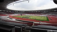 Mereka mengecek sejumlah venue yang akan menjadi tempat berlangsungnya Asia Games 2018.