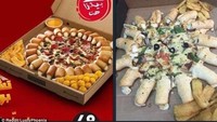 Pizza dengan pinggiran keju milik gerai Pizza Hut ini benar-benar tidak sesuai dengan foto di buku menu. Pinggiran pizzanya yang tidak rapih bikin rusak selera makan. Foto: Istimewa