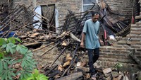 Gempa mengguncang Lebak, Banten pada Selasa (24/1/20187) lalu. Foto: Antara Foto
