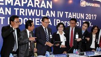 Artinya, Bank Rakyat Indonesia (Persero) Tbk berhasil mencatatkan kinerja cemerlang di sepanjang tahun buku 2017. Dengan membukukan laba bersih secara konsolidasi senilai Rp.29,04 Triliun atau tumbuh 10,7% year on year. Foto: dok. BRI
