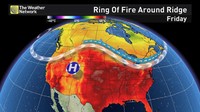 Gunung-gunung berapi aktif yang ada di sepanjang Cincin Api Pasifik (Ring of Fire) terus-menerus aktif. (Foto: Dok. The Weather Network)