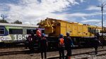 Miring, Ini Penampakan Kereta Argo Parahyangan yang Anjlok di Bandung