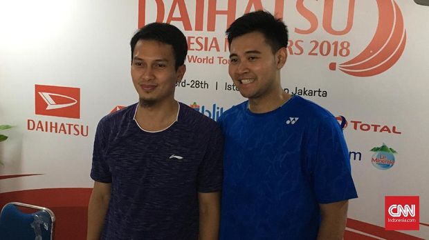 Ganda putra Indoneaia tidak mampu memberikan poin penuh saat menghadapi Korea Selatan di semifinal.