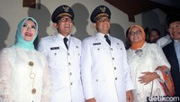 Anies menawarkan program kredit rumah dengan sistem cicilan murah kepada warga, tanpa uang muka, dengan cara menabung selama 6 bulan. Besaran dana yang harus ditabung itu nilainya 10 persen dari nilai rumahnya. Foto: Muhammad Fida ul Haq/detik.com