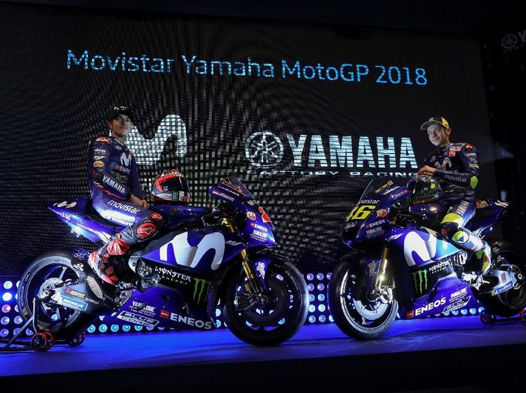Yamaha Pamer Tunggangan Baru Rossi dan Vinales