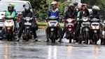 Foto: Before After, Motor Melintas Sudirman-Thamrin