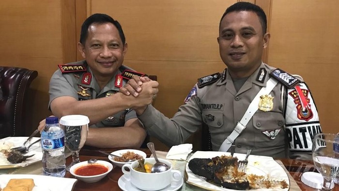 Suapi Kakek Tunawisma, Bripka Yumanto Diundang Makan Bareng Kapolri