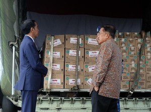 Sebelum ke Sri Lanka, Jokowi Cek Bantuan Logistik ke Rohingya