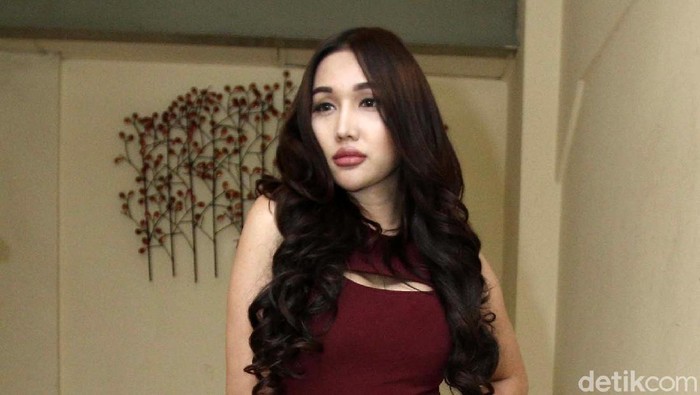 Lucinta Luna saat ditemui di kawasan Sabang.