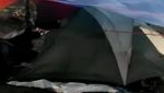 Tenda-tenda di Dalam Pos Pendakian yang Sempat Bikin Heboh