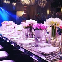 Tamu undangan yang hadir di pesta ulang tahun tersebut bisa menikmati lima hidangan termasuk seperti crab cake, bisque jamur liar, dan beef short rib. Foto: Instagram