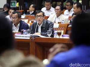 Menkum HAM Dorong Masyarakat Gugat UU MD3 ke MK