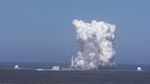 Foto: Uji Coba Falcon Heavy, Roket Terkuat di Dunia