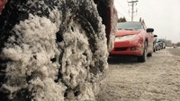 Pada Selasa (23/1) lalu, di Ottawa terjadi hujan air lebat, petir, hingga butiran es turun di wilayah ini. (Foto: Dok. CBC Ottawa)