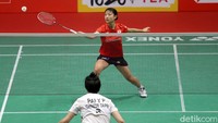 Pemain Jepang itu menghadapi Pai Yu Po asal China Taipe.