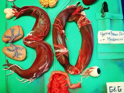 10 Kue Berbentuk Organ Tubuh Manusia, Mulai dari Otak hingga Jantung