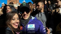 Vinales hanya menjanjikan di awal. Setelah memenangi tiga dari lima seri pertama, pebalap Spanyol itu kesulitan di paruh kedua musim dengan hanya tiga kali finis podium. Foto: Susana Vera/Reuters