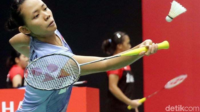 Della Destiara Haris akan menjalani debut bersama Tontowi Ahmad di Hong Kong Terbuka 2018. (Agung Pambudhy/detikSport) Della Destiara Haris akan menjalani debut bersama Tontowi Ahmad di Hong Kong Terbuka 2018. (Agung Pambudhy/detikSport)
