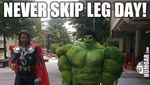 Kocak! Meme Skip Leg Day Jadi Pengingat Olahraga Tak Boleh Tanggung