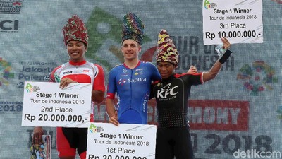 Pebalap Swiss Juara Etape I Tour de Indonesia 2018