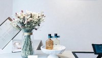 Di bagian resepsionis ditata dengan gaya minimalis. Serba putih dengan dekorasi minim sehingga menantang untuk dijadikan latar foto.Foto: Istimewa