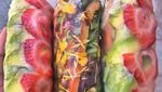 Wow! 8 Spring Roll Buah dan Sayur Ini Hasilkan Warna Pelangi yang Cantik
