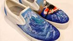Keren! Sepatu Lukis Susi yang Viral