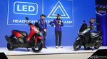 Ketika Rossi dan Vinales Tunggangi Yamaha Lexi