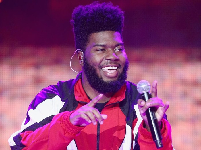 LOS ANGELES, CA - DECEMBER 31:  Khalid performs onstage during Dick Clarks New Years Rockin Eve with Ryan Seacrest 2018 on December 31, 2017 in Los Angeles, California.  (Photo by Frederick M. Brown/Getty Images for dcp)