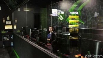 Dengan mengikuti program GeForfe-Certified iCafe, maka warnet Hardcore ini sudah masuk dalam kategori warnet yang dianggap memadai oleh NVIDIA. Foto: detikINET/Muhammad Alif Goenawan