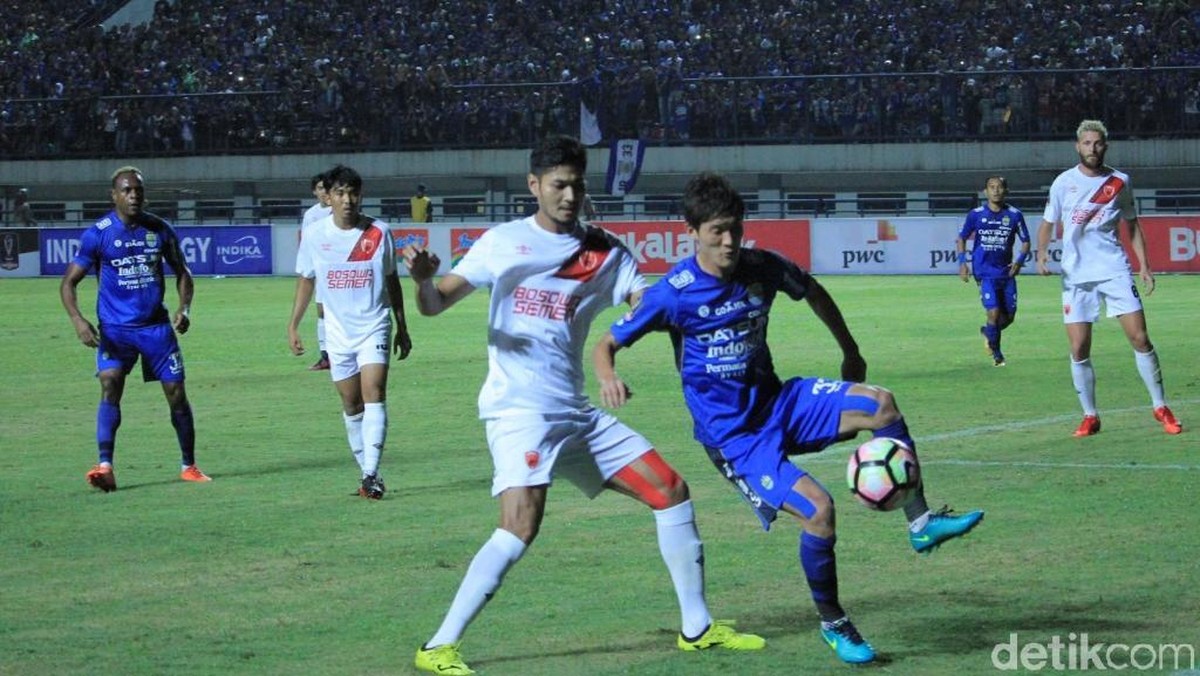 Persib Bandung tersingkir dari PIala Presiden usai dikalahkan PSM Makassar 0-1 (Wisma Putra/detikSport)