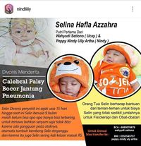 Cerebral Palsy Bikin Bayi Cantik 9 Bulan Ini Belum Leluasa 