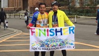 Pria berusia 38 tahun ini bahkan pernah mengikuti tokyo marathon. Foto: Instagram @dimasseto_1