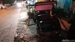 Foto: Suka Duka Pangaliman dan Lasono Menarik Becak di Pondok Labu