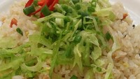 Nasgor oriental gaya China juga tak kalah enak. Seperti bikinan @cankm00dee yang ditambah irisan letuuce yang segar renyah.Foto: Istimewa