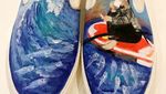 Keren! Sepatu Lukis Susi yang Viral