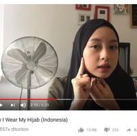 Hijab yang ia kenakan pun cukup menarik perhatian. Tak heran jika video hijab tutorial dan hijab review di channel Gita Savitri mengundang banyak penonton. Foto: Instagram