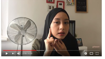 Aksi Gita Savitri di Youtube, Hijabers yang Menginspirasi Sesama Wanita