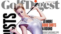 Spiranac memasang sampul majalah terkemuka Golf Digest, yang memperlihatkan foto dirinya. (Foto: Instagram @_paige.renee)