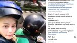 Berasa Romantis, Nih Pose Si Seksi DJ Butterfly Naik Go-Jek