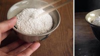 Ipnot mengaku sejak kecil dikelilingi orang-orang yang kreatif. Karyanya yang ini bertema nasi. Foto: ipnot