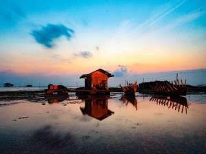Pagi di pulau harapan
