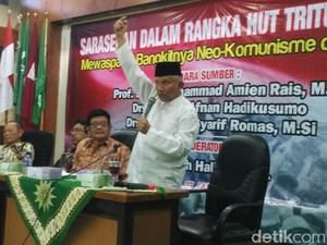 Amien Rais: Yang Bilang Tak Ada Komunisme Itu Cebong Kurang Ajar