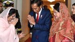 Bergandengan, Hangatnya Pertemuan Iriana dengan Ibu Negara Pakistan