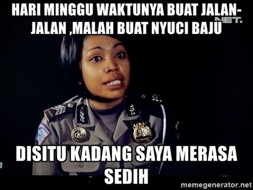 Kumpulan Meme Lucu Anti Baper Tentang Hari Minggu