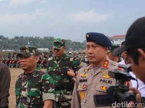 Kapolda Jabar Pimpin Apel Operasi Pengamanan Pilkada di Garut