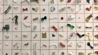 Ada 8.000 origami tip yang ditampilkan Tatsumi di Japanese Tip. Ia mengumpulkannya dari 47 prefektur di Jepang. Foto: Istimewa/Yuki Tatsumi