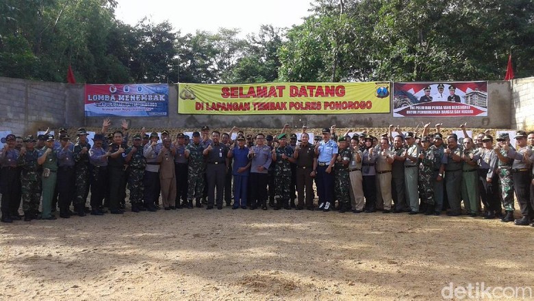 Jalin Sinergitas, Polisi, TNI dan Pemkab Ponorogo Gelar 
