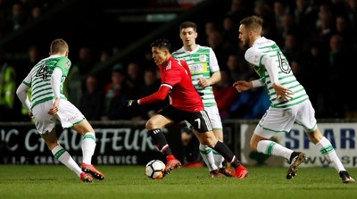 Foto: Debut Gemilang Sanchez di MU