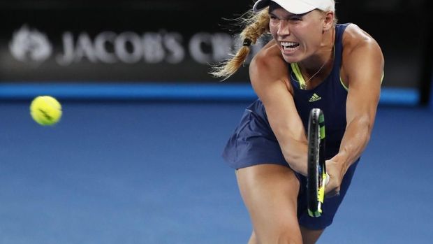 Kalahkan Halep, Wozniacki Juara Australia Terbuka